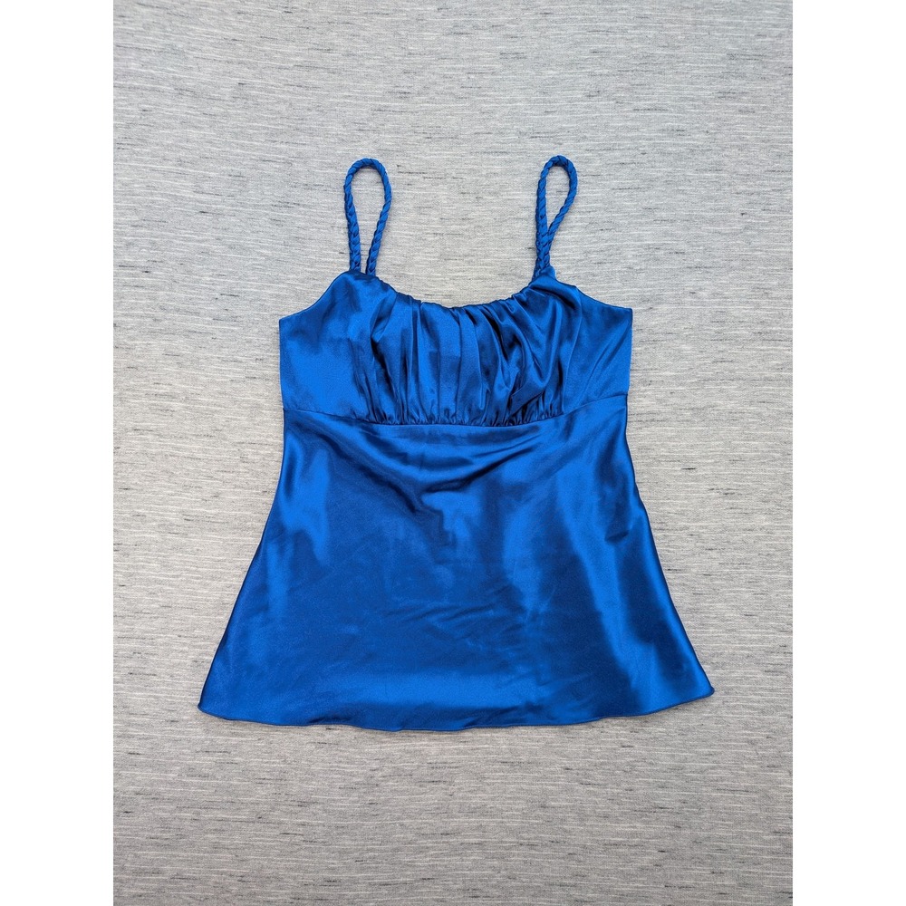 Y2K Babydoll B-Wear Byer California Camisole Womens S Satin Braided‎ Strap USA